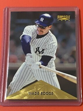 Wade Boggs #215 1996 Pinnacle Baseball Trading Card